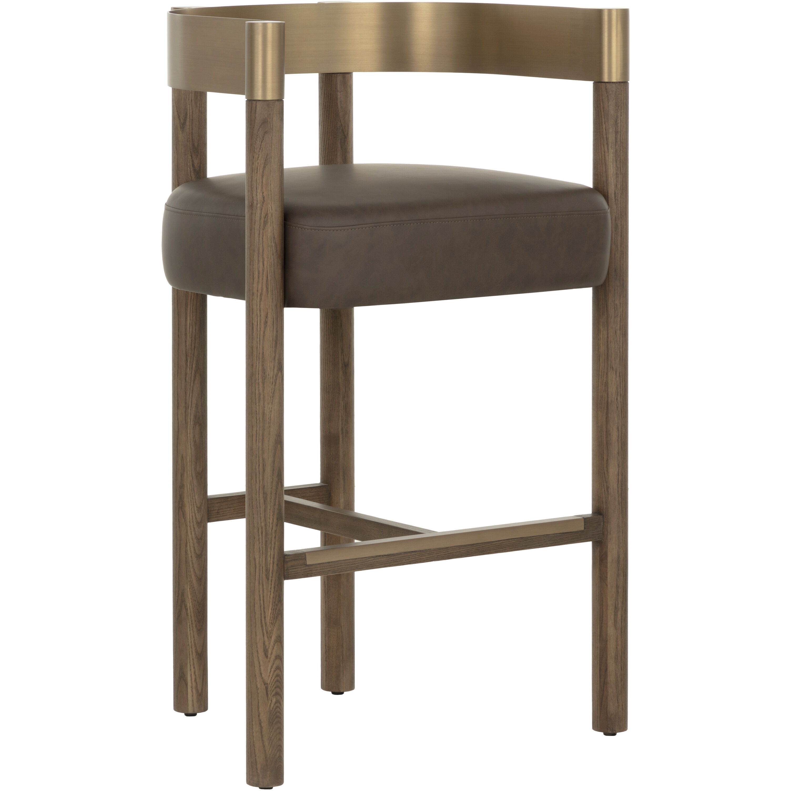 Manolo 39.25 inch Eglinton Espresso Barstool